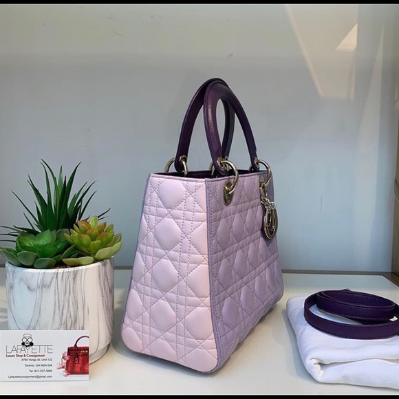 Dior Medium Lady Dior Lambskin - Picture 3 of 4